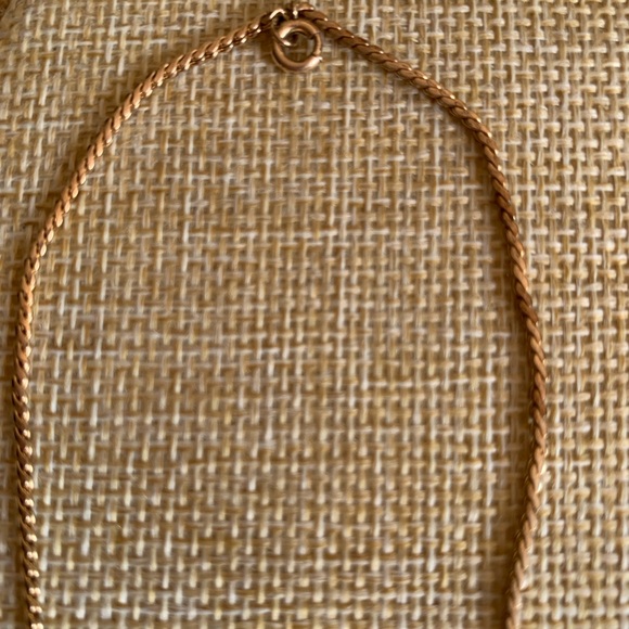 Bridgerton style, antique Edwardian style choker necklace. 10K GF - Picture 12 of 13